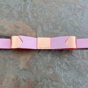 Ted Baker London Skinny Bow Belt Light Pink size 2/3